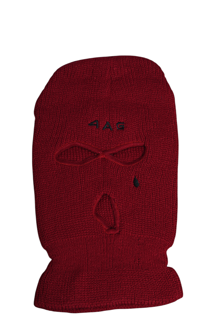 GHOST FACE MASK -Dark Red