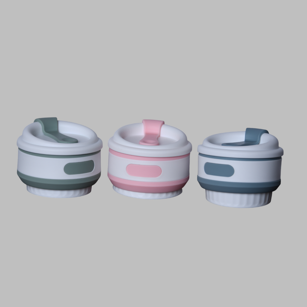 4AG Folding Cups Green