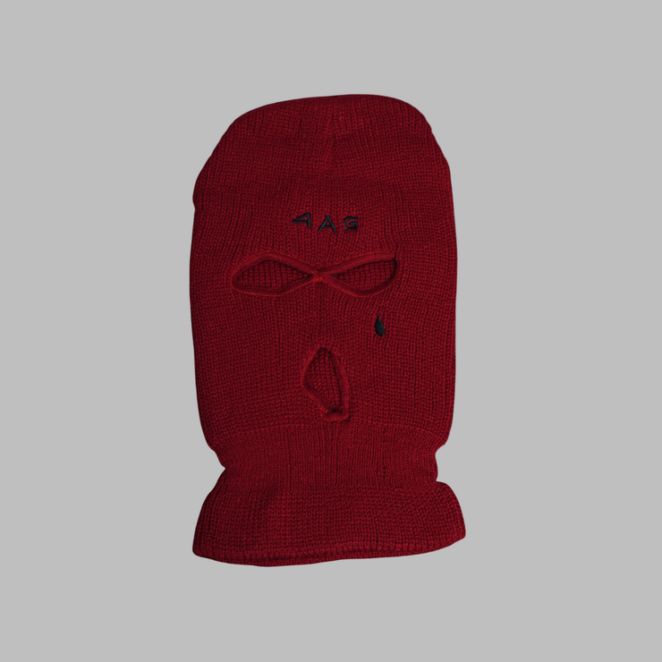 GHOST FACE MASK -Dark Red