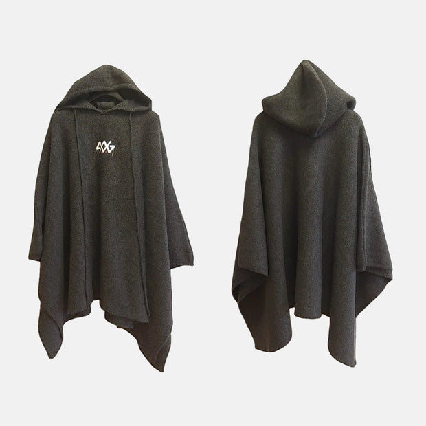 GREY PONCHO