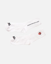 G CREW SOCKS-White