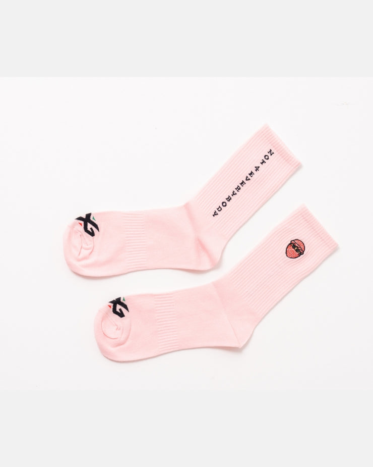 G CREW SOCKS-Pink