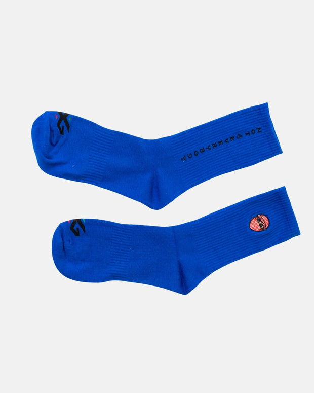 G CREW SOCKS-Blue
