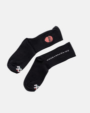 G CREW SOCKS - BLACK