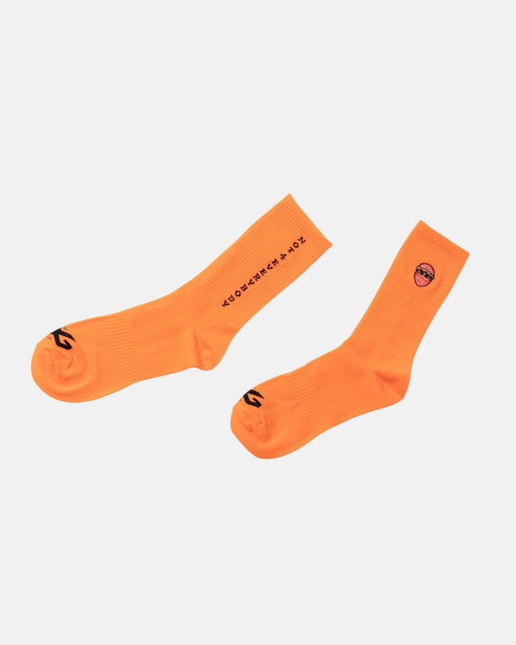 G CREW SOCKS-Orange