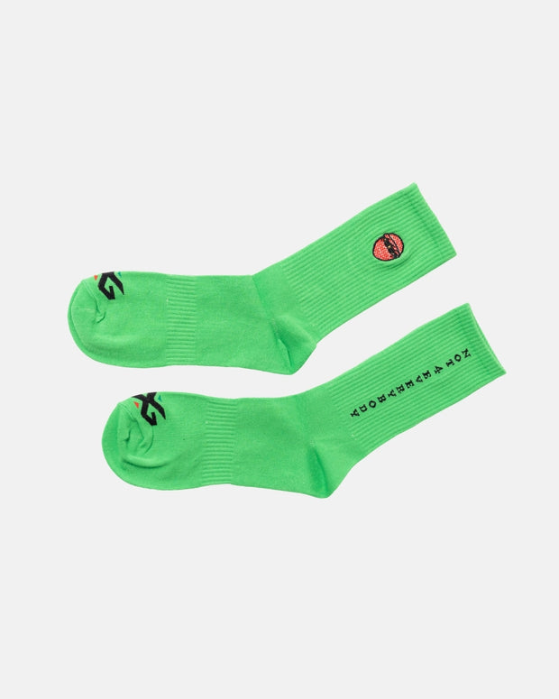G CREW SOCKS-light green