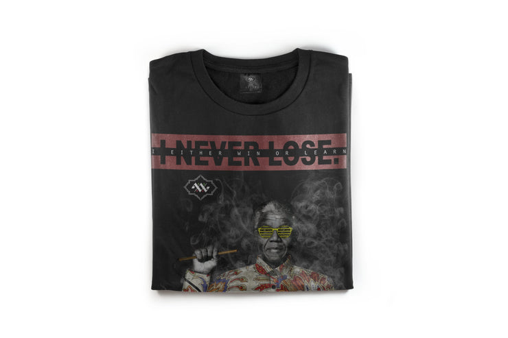 NEVER LOSE T-SHIRT - BLACK - 4AG CLOTHING