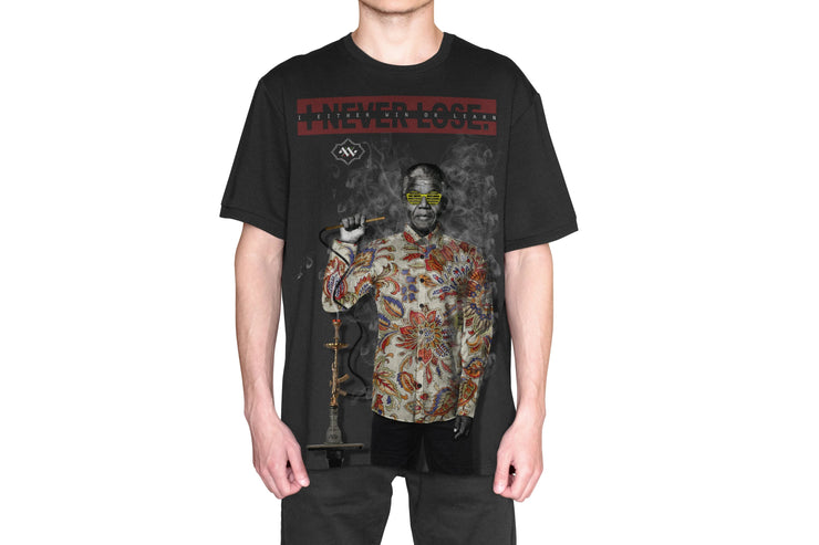 NEVER LOSE T-SHIRT - BLACK - 4AG CLOTHING