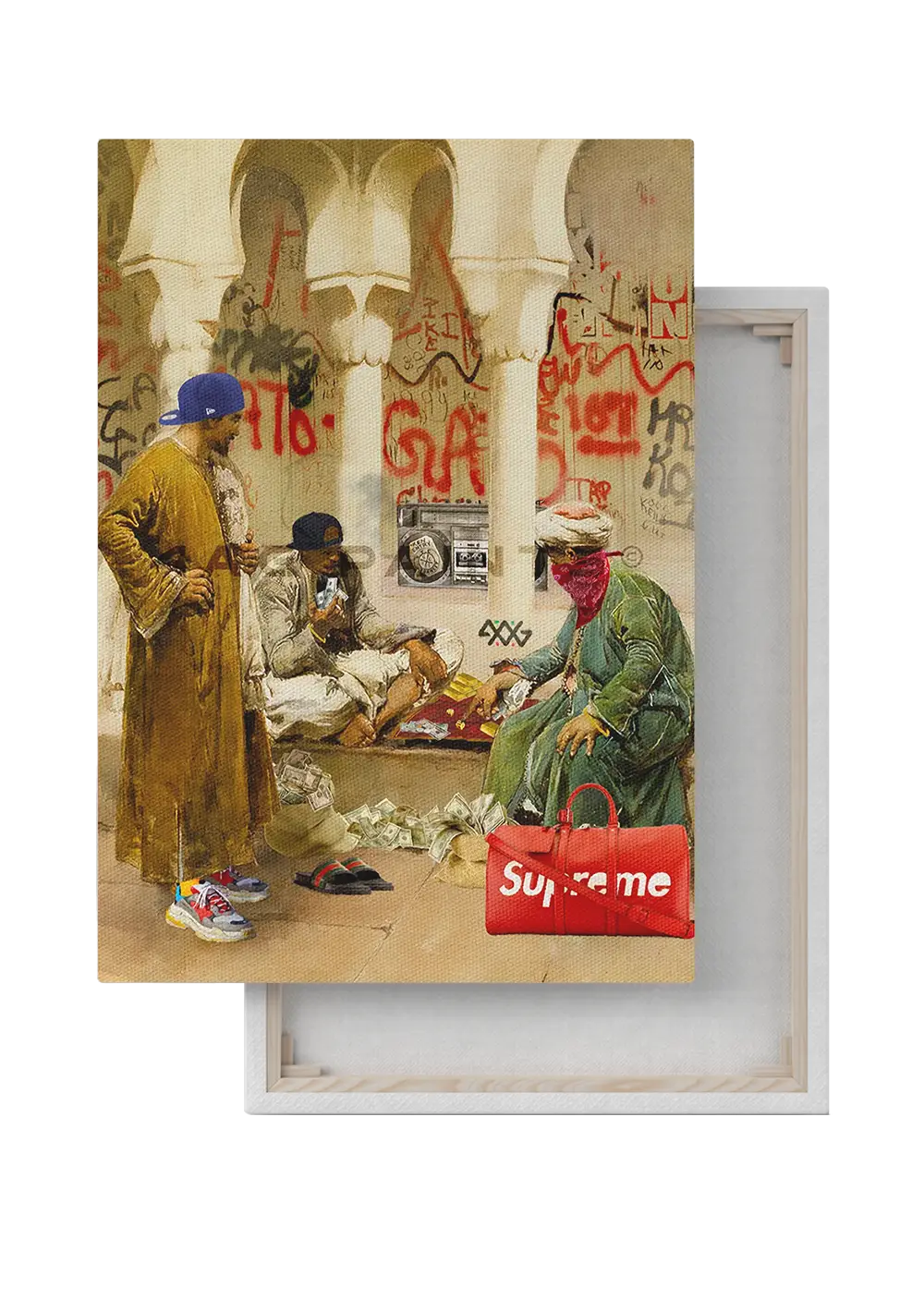 GHETTO CANVAS ART PAINTING